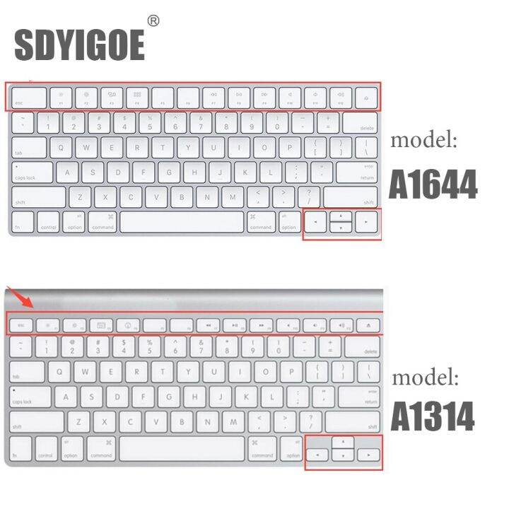 magic-keyboard-silicone-keyboard-cover-a1644-a1314-cover-skin-protector-for-apple-imac-keyboard-with-number-key-a1843-a1243-basic-keyboards