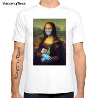 Tshirt Men Mona Lisa Funny Monalisa Tshirt Graphic T Shirt Tees Printed Gildan