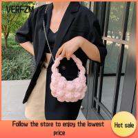 VERFZM SHOP น้ำหนักเบามาก กระเป๋า Crossbody เล็กๆน้อยๆ สีลูกอมสี กระเป๋าถือสำหรับผู้หญิง แฟชั่นสำหรับผู้หญิง นุ่มสบายๆ กระเป๋าโท้ทก้อนเมฆ ฤดูหนาวในฤดูหนาว