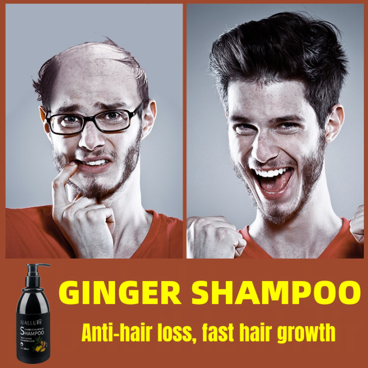 IUALLURE Ginger Juice Hair Growth Shampoo Anti Hair Loss Shampoo 200ml