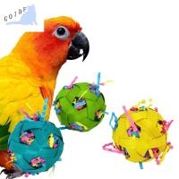 GOIDF 3ชิ้นค่ะ ผ้าทอทอ สำหรับ parrotlet cockatiel lovebird อุปกรณ์เสริมสำหรับนก ทนต่อการกัด ทนต่อการสึกหรอ ของเล่นหนูแฮมสเตอร์ ลูกบอลหาอาหารนก ของเล่นทำลายนกแก้ว ของเล่นกรงนกในกรง