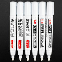 Behoo ชุดปากกาวาดสีน้ำมันปากกาทำเครื่องหมายถาวรสีขาวกันน้ำ1ชิ้น