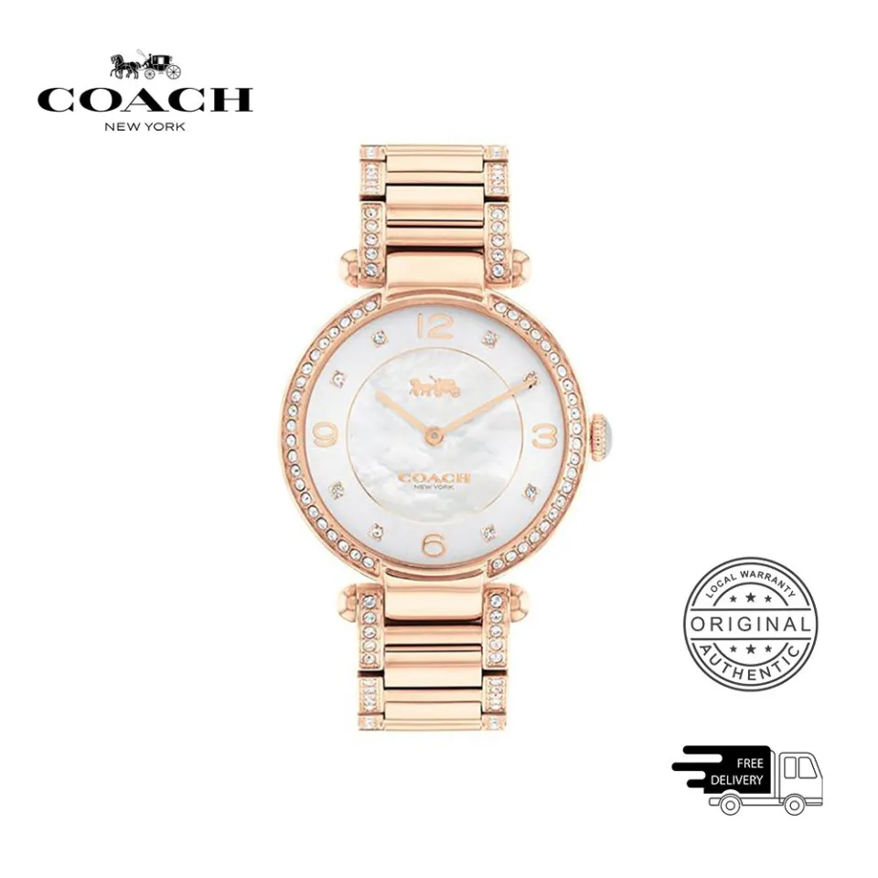 Coach mother of hot sale pearl watch