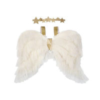 EnkeliBB Beautiful Kids Girls Party Wear Angel Wing Accessories Baby Girl Lovely Photography Props Christmas Halloween Props