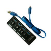 USB3. 0hub 3.0ขยายความเร็วสูง4พอร์ตพร้อมสวิตช์อิสระ3.0hub ตัวแยก USB