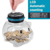 Electronic Piggy Bank Counter Coin Digital LCD Counting Coin Money Saving Box Money Jar Coins Storage Box