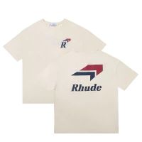 High Street Last Quality Collection Rhude T Shirt Men High Quality Casual T-Shirts Tops Tee