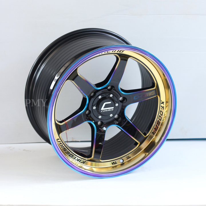 ล้อแม็กขอบ-18x9-5-et30-18x10-5-et32-6รู-x139-7-cb106-1-ยี่ห้อ-cosmis-รุ่น-xt-006rr-สีไทเทเนียม-custom-ล้อแม็กขอบ-18-ราคาต่อ1วง-ขายยกชุด-4วง