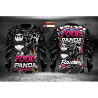 2023 Newv3หลอดฟรีอาหาร Panda Full Sublimation !!! เสื้อรถจักรยานยนต์แขนยาวพิมพ์ลายขนาด Xxs-6xl