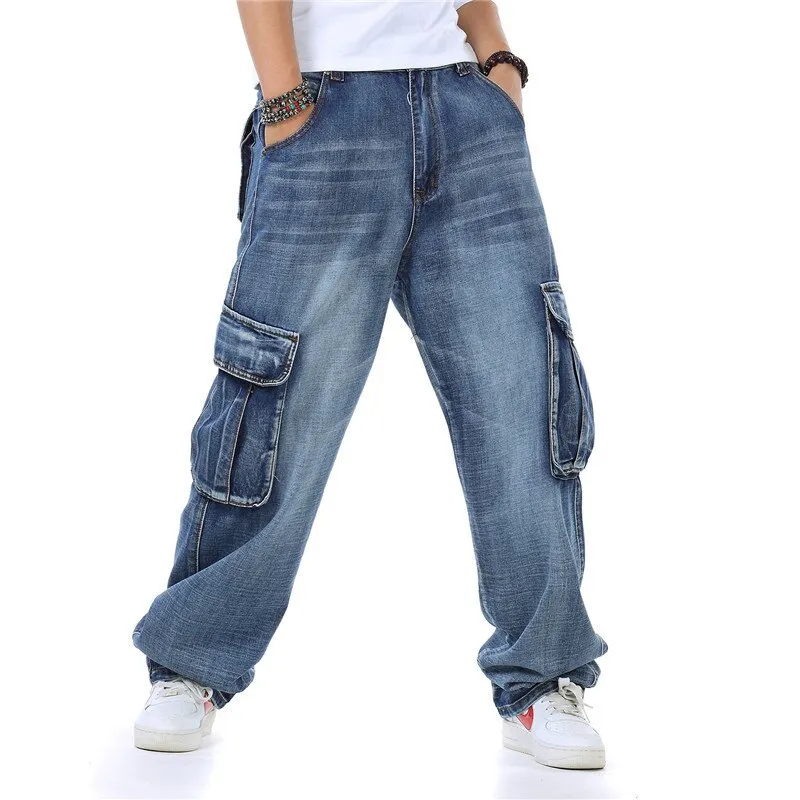 baggy biker jeans