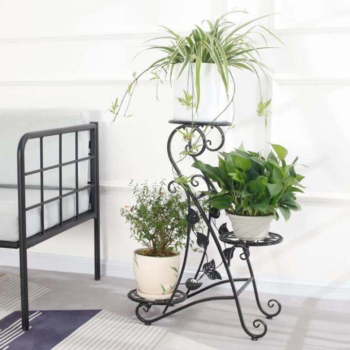 3 layers plant rack Stand pots for on sale garden rack Display Shelf
