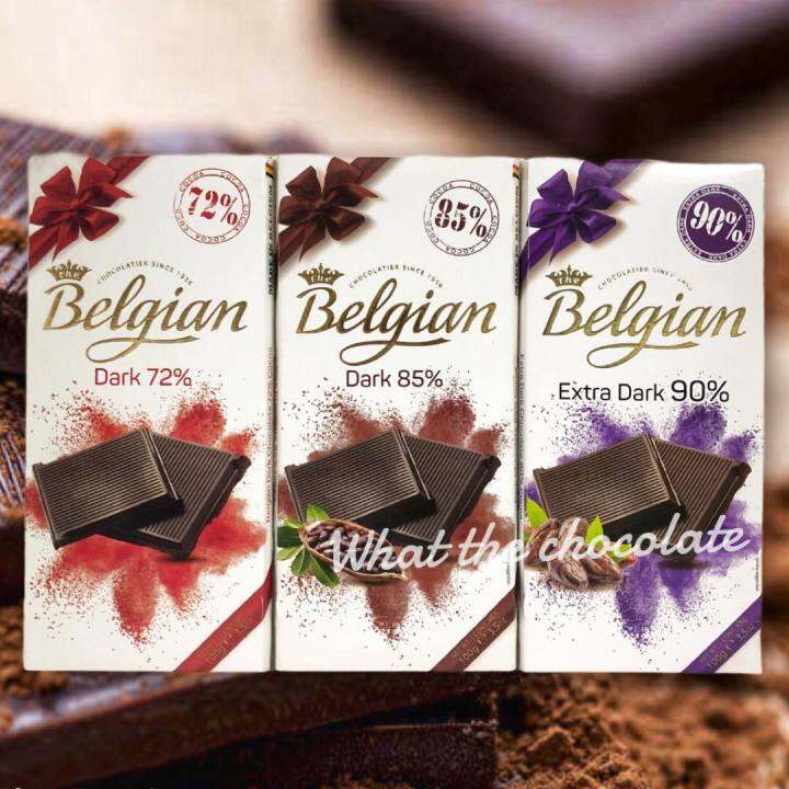 belgian-ดาร์กช็อคโกแลตบาร์พรีเมี่ยม-นำเข้าจากเบลเยียม