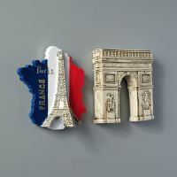 №☌ Paris France Eiffel Tower triumphal arch European refrigerator magnetic fridge magnets world tourist souvenir collection gifts