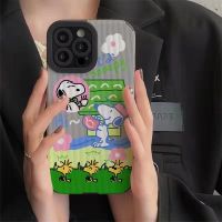 เคสโทรศัพท์สุดหรูสำหรับ iPhone 14/13/12/11 Pro Max 12 13 Mini X XR XS Max 6 6S 7 8 Plus ฝาปิดหนังป้องกันเลนส์ซิลิโคนอ่อนรูปการ์ตูนน่ารักฝาครอบป้องกันกล้อง