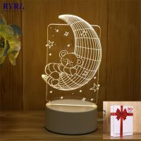 3D Acrylic Led Lamp For Home Children 39;s Night Light Romantic Love Table Lamp Birthday Party Decor Valentine 39;s Day Bedside Lamp