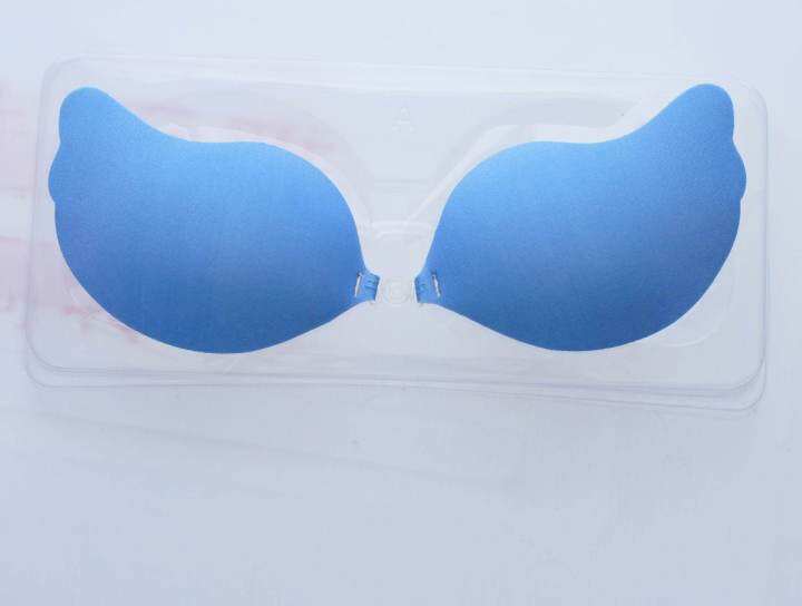 breathable-deep-v-ที่มองไม่เห็น-bra-ซิลิโคนชุดชั้นในชุดว่ายน้ำชุดแต่งงานเจ้าสาวผ้ารวบรวมพื้นผิวขนนกปีกมะม่วงติดหน้าอก-j77c