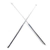 1Pc 120cm 10Section Stainless Steel Telescopic Rod Antenna FM AM Radio Super Signal