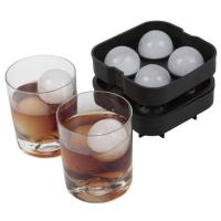 Ice Ball Bigcube 4 บล็อกทำน้ำแข็งวิสกี้ 4 ลูกไซด์ใหญ่ ทำน้ำแข็งทรงกลมขนาดใหญ่ 4 ลูก