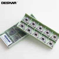 10PCS DESKAR WNMG080404 WNMG080408 CNMG120408 SNMG120408 MA MS LF6018 CNC คาร์ไบด์เครื่องมือกลึงเครื่องกลึงชิ้นส่วนเครื่องมือตัด