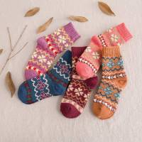 5 Ladies Winter Warm Thermal Knitting Pairs Womens Thick