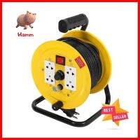 ล้อเก็บสายไฟ 4 ช่อง ELECKTA ET-MB1510 3600 วัตต์ 10 เมตร เหลืองEXTENSION CORD REEL ELECKTA ET-MB1510 4-OUTLET 3600W 10M YELLOW **มีบริการชำระเงินปลายทาง**