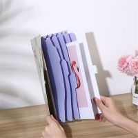 【hot】 6-Grid Organ File Folder Student Test Paper Storage Aesthetics Stationery School Office Supplies Organization Accessories