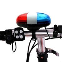 Bicycle Bell 6LED 4 Tone Warning Siren Light Electronic Cycling Bicycle Bike Bell Horn Alarm Bicycle Accessories