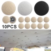 【hot】 10Pcs Interior Car Roof Fixing Screw Cap Automotive Headliner Repair Fixed Buckle