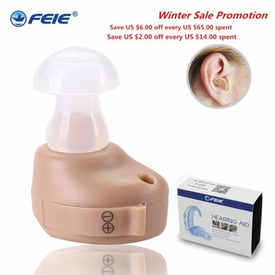 【Stylish】 FEIE Deafness ชุดหูฟัง Auality เครื่องขยายเสียง Micro การได้ยินจากหู Aid S-212 In-Ear การเพิ่มคุณภาพเสียง Drop Shipping