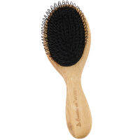 1 Piece Bamboo Handle Hairbrush Loop Brush Comb Salon Hairdressing Tools For Wigs Hair Extensions