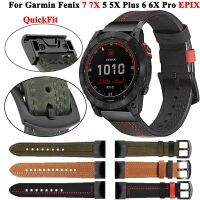 （Bar watchband）Quick EasyfitWatchband ForFenix 7 7X 6X 6Pro 5X 5 3HR 945 COROS VERTIX 2นาฬิกาข้อมือสายคล้องคออุปกรณ์เสริม