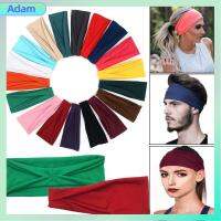 ADAM 19 สี เครื่องประดับ ความปลอดภัยในการเล่นกีฬา วิ่งกลางแจ้ง ยางรัดผมโยคะ Sweatband นักกีฬา ที่คาดผมกีฬาเหงื่อ ที่คาดผมสำหรับปั่นจักรยาน