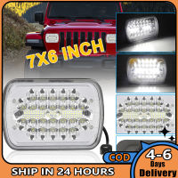 7 "ไฟหน้ารถ Led Hi-Lo Beam Ip68กันน้ำ Ultra-Bright Off-Road ไฟหน้ารถบรรทุก