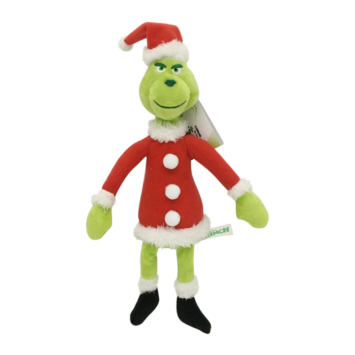 4pcslot-28-32cm-how-the-grinch-stole-plush-toys-christmas-grinch-max-dog-plushie-soft-stuffed-doll-for-children-christmas-gifts