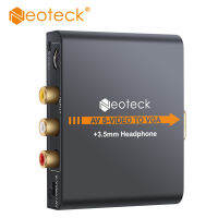 Neoteck 1080P 3RCA AV CVBS คอมโพสิต S-Video เป็น VGA Converter Adapter Upscaler 720P 1080P พร้อมแจ็ค3.5มม. สำหรับ PS2 PS3 PC