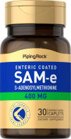 PipingRock SAM-e 400 mg 30 Enteric Coated Caplets ผลิตภัณฑ์คุณภาพจาก Piping Rock