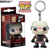 XIEZHU Store ICE Funko Pocket Pop 2 Friday the 13th Keychain Jason Voorhees Vinyl Action Figure