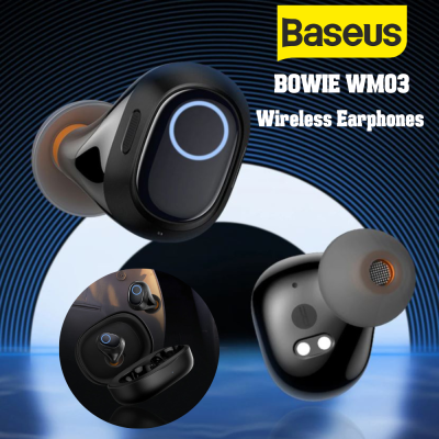 Baseus หูฟังสเตอริโอไร้สาย บลูทูธ 5.3 หูฟังบลูทูธMini-Bud Design Bowie WM03 TWS หูฟังไร้สาย