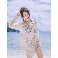 Summer White Beachwear Women Casual Outerwear Clothes Loose Women Beach Cover Up