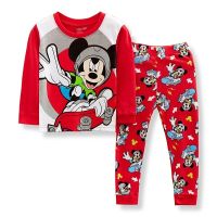 Children Casual Pajamas Clothing Set Girls Minnie Set Kids Pyjamas Pijamas Mickey Mouse Sleepwear For Baby Boy 2-7Y