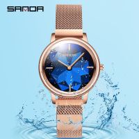 [COD] Sandas new female student watch Korean version of the simple fashion waterproof vibrato with same style magnet