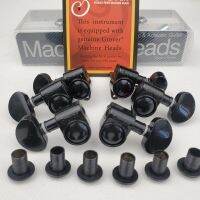 【✷】 Readings 100% Original Grover Guitar Machine Heads Tuners 1ชุด3R-3L สีดำ Tuning Pegs (พร้อมบรรจุภัณฑ์)