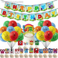 卐 Numberblocks Birthday Decorations Disposable Cake Topper Legoing Banner Balloons Party Supplies Set Boys Baby Shower