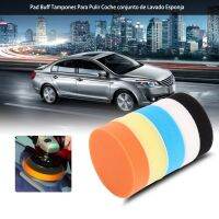 5pcs Buffing Pad 3 4 5 6 inch Car Sponge Waxing Polishing Pads Kit Tool for Car Polisher Psds M10 Thread Abrasive Tools