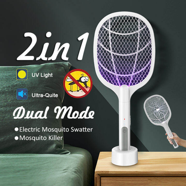 Electric Insect Racket Mosquito Killer Insects Zapper Swatter USB