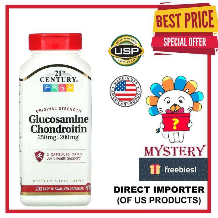 21st Century, Glucosamine / Chondroitin, Original Strength, 250 mg