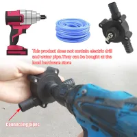 Diesel Oil Fluid Water Pump Self-priming Mini Hand Drill Liquid Transfer Pumps for Outdoor Personal Car Parts Decoration