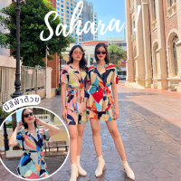 Thongyoy - Set Blazer Sahara เซ็ตเบลเซอร์ผ้าป่านมัสลิน ใส่เที่ยว ลำลอง สีสดใส