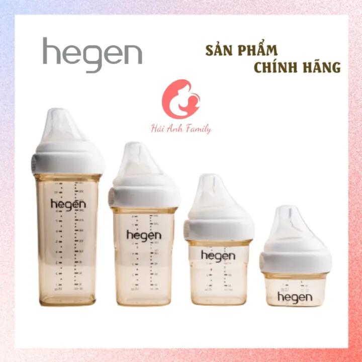 Bình Sữa HEGEN PPSU 60ml/150ml/240ml/330ml Nguyên Seal, Nguyên Hộp [100% chính hãng]