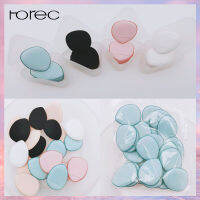 Horec 10pcs พัฟฟองน้ําขนาดมินิ สวมนิ้ว สําหรับลงรองพื้นคอนซีลเลอร์ ใช้ได้ทั้งแบบแห้งและเปียก